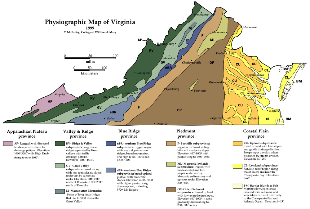 Virginia S Five Regions Virginia Studies